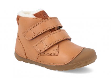 BG303201 235 barefoot zimni obuv bundgaard petit mid winter cognac hneda 1