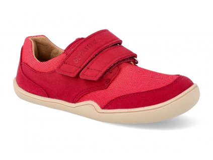 VE13402B660 barefoot tenisky blifestyle crocodile micropel feuerrot vegan cervene 1