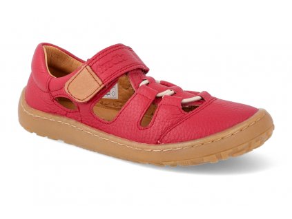 G3150242 5 barefoot sandalky froddo bf elastic sandal red cervene 1