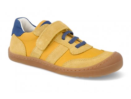 07M027.101 700 barefoot tenisky koel4kids dylan suede yellow zlute 1