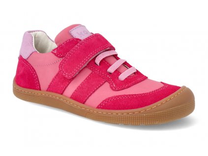 07M027.101 651 barefoot tenisky koel4kids dylan suede fuchsia ruzove 1