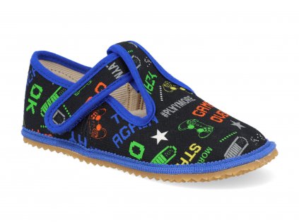 BF060010 W PLAY barefoot prezuvky beda sirsi typ play cerne 2024 1
