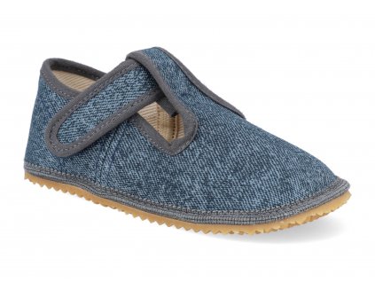 BF060010 W GREY DENIM barefoot prezuvky beda sirsi typ grey denim sede 2024 1