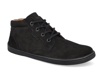 SYNERGY A B barefoot kotnikova obuv be lenka synergy all black cerne 1