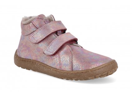 G3110227 12K barefoot zimni obuv froddo bf winter furry pink shine ruzova 1