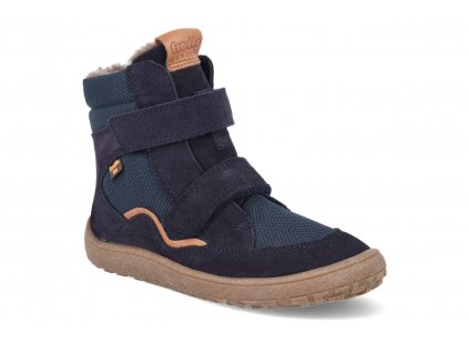 G3160205 barefoot zimni obuv s membranou froddo bf tex winter blue modra 1