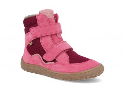 G3160205 5 barefoot zimni obuv s membranou froddo bf tex winter fuxie pink ruzova 2