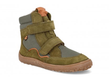 G3160205 2 barefoot zimni obuv s membranou froddo bf tex winter dark green zelena 2 1