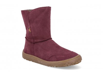 G3160207 1 barefoot kozacky s membranou froddo bf tex suede bordeaux vinove 2 1