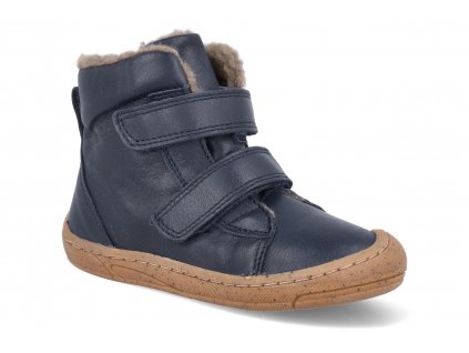 G2110124 8 barefoot zimni obuv froddo minni winter dark blue modra 1