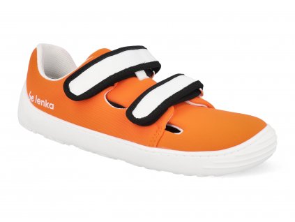 SEASIDERS O barefoot sandalky be lenka seasiders orangy oranzove 1