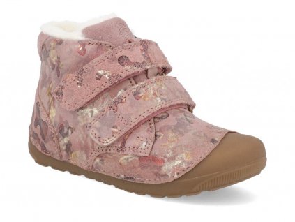 Barefoot zimní obuv Bundgaard - Petit Mid Winter Rose Mili růžová
