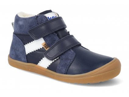 07T023.102 110 barefoot zimni detske boty koel ethan tex wool blue modra 1