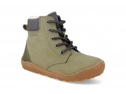 NL434712W550 barefoot kotnikova obuv s membranou blifestyle baribal olive olivova 1