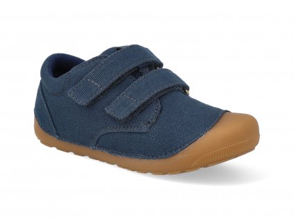 BG101208 540 barefoot boty bundgaard petit strap canvas navy canvas 1