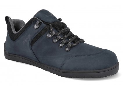 TREKKER L N barefoot outdoorove boty realfoot trekker low navy blue 1