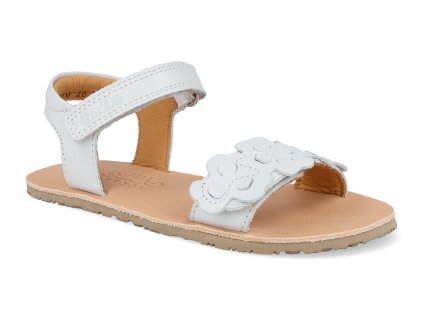 G3150265 3 barefoot detske sandaly froddo flexy flowers white 1