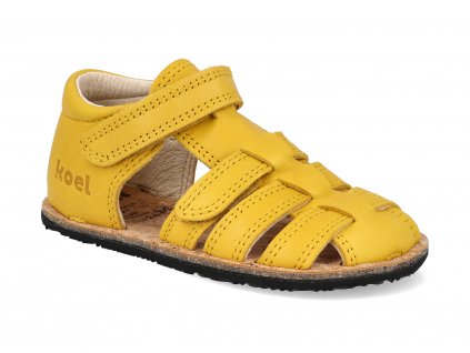 24M008.101 700 barefoot detske sandaly koel arin napa yellow 1