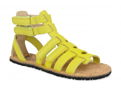 24M010.101 330 barefoot sandaly koel aura leather lime 1