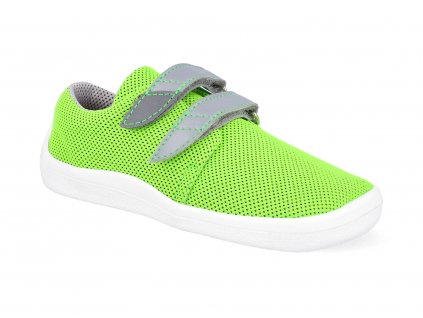 BF0001 TEX W OP LIME barefoot detske tenisky beda lime s pevnym opatkem 1