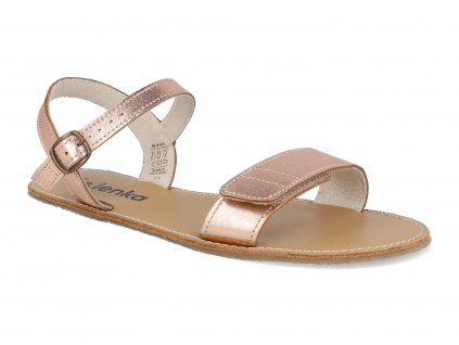 500700 barefoot damske sandaly be lenka grace rose gold 1