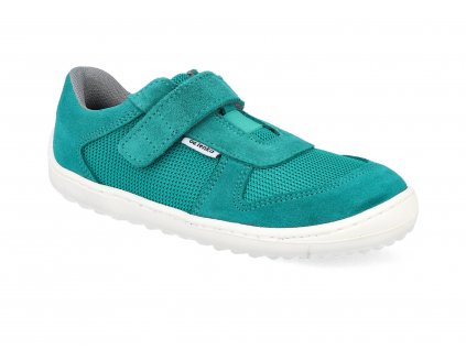 501101 barefoot detske tenisky be lenka joy turquoise white 1