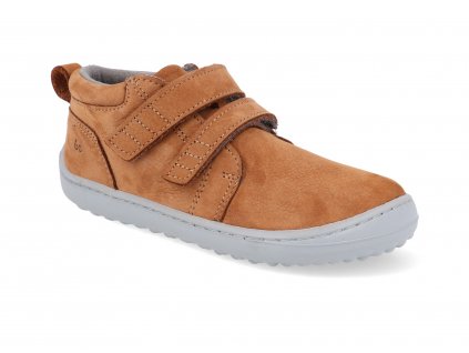 501600 barefoot kotnikove boty be lenka play cognac 1