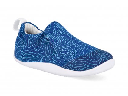 501901 barefoot capacky bobux scamp organic snorkel blue topographic 1