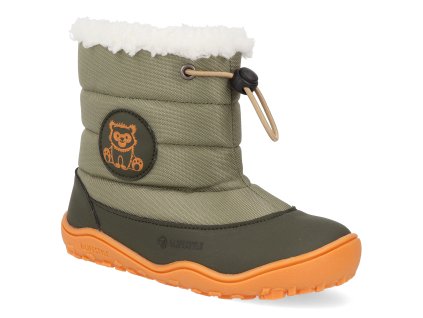 VE445711VW550 barefoot detske snehule blifestyle melursus tex olive 1