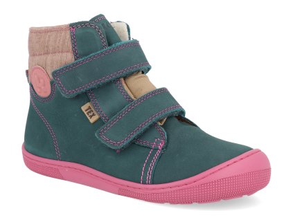 07T041.232 130 barefoot detske zimni boty koel dean 2 0 wp wool turquoise 1