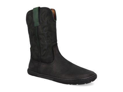 08L044.231 305 barefoot damske kozacky koel frida hydro black green 1