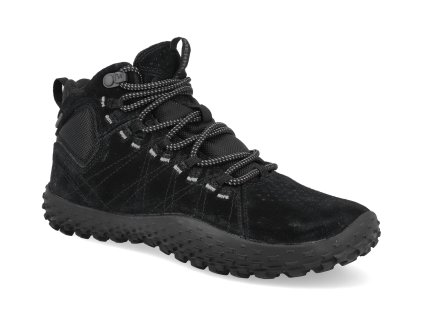 J037752 barefoot pohorky merrell wrapt mid wp damska black 1