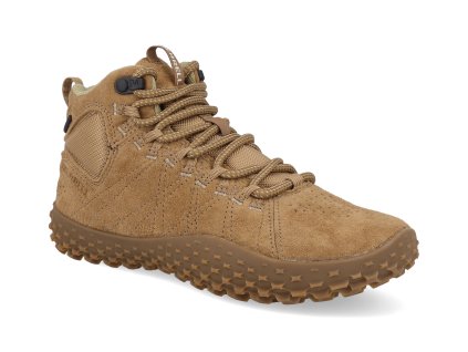 J5007662 barefoot pohorky merrell wrapt mid wp women s olive outsole 1