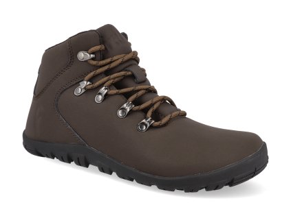 FR2093 barefoot kotnikove boty freet mudee l brown vegan hnede 1
