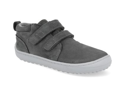 501600 DG barefoot detske kotnikove boty be lenka play dark grey 1