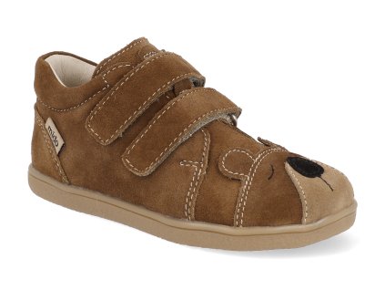 184 B barefoot detske kotnikove boty mido brown 1