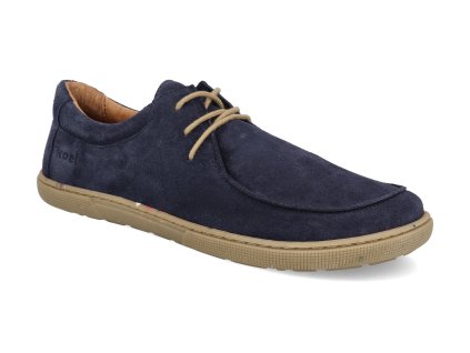 08L030.301 100 barefoot tenisky koel fago suede navy 1