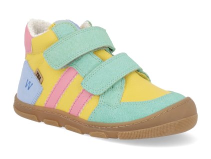 15T007.10O 700 barefoot detske kotnikove boty koel gabriel wider tex yellow 2