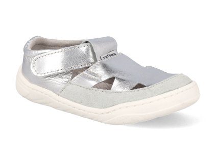 SBF51 1 S barefoot detske sandaly pegres sbf51 0 1 stribrne 1
