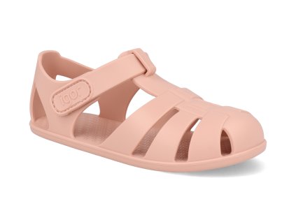 S10324 197 barefoot detske gumove sandaly igor nemo solid maquillaje 1