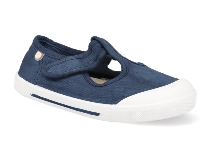 S10349 003 barefoot detske tenisky igor canvas pepito marino 1