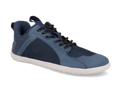 Barefoot tenisky Stitch & Walk - navy modré