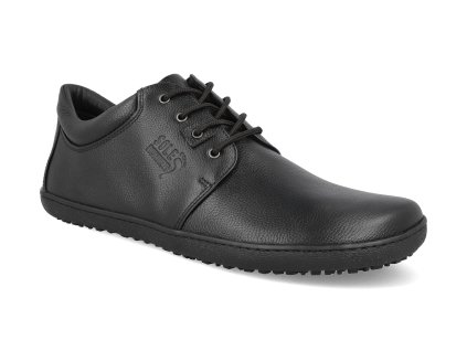 250654 barefoot polobotky sole runner metis 2 leather black 1