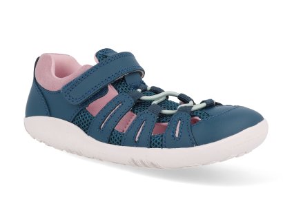 637218 barefoot detske sandaly bobux summit tidal teal pink diamond multi 1