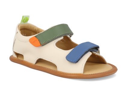 AE.EXP2 4357 barefoot detske sandaly tip toey joey explore tapioca blue tang salsa 1