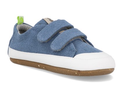 AE.BSG1 4488 barefoot tenisky tip toey joey bossy green azul tupi eco canvas 1