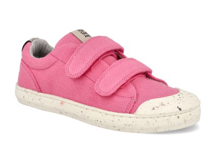 CB.RAG1 4491 barefoot detske tenisky tip toey joey ramp green rosa pink eco canvas 1