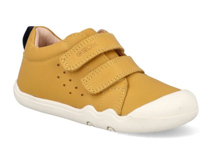 G000193 barefoot detske tenisky geox b steppieup boy ochreyellow navy 1