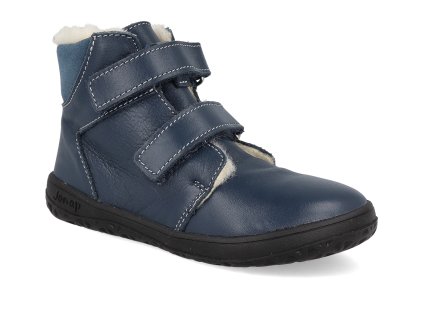 B4 MV MOD barefoot detske zimni boty jonap b4mv modre 2 1