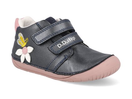 S070 52656A barefoot detske kotnikove boty d d step s070 52656a modre 1